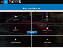 Tablet Screenshot of graingerhonda.com